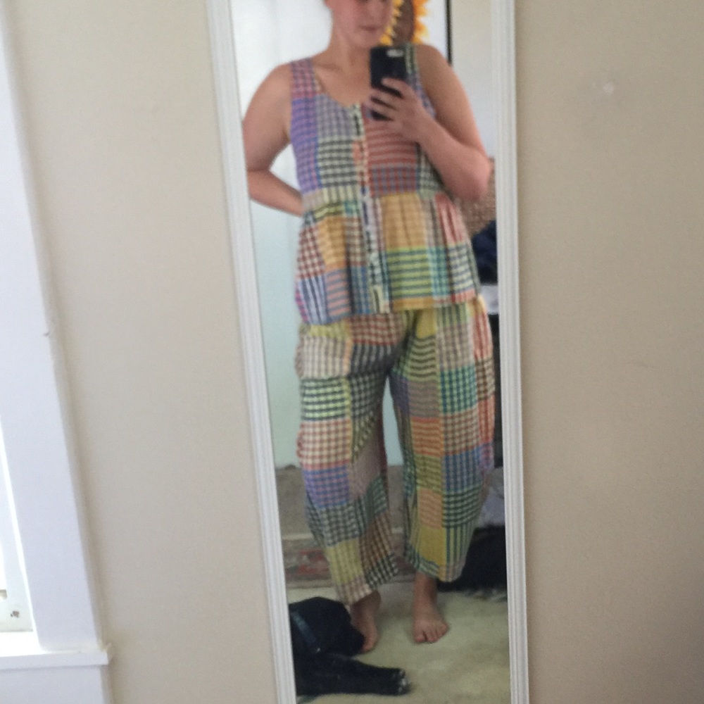 Ilana Kohn Picnic plaid set (sold out on site)